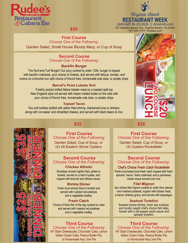 Virginia Beach Restaurant Week 2026